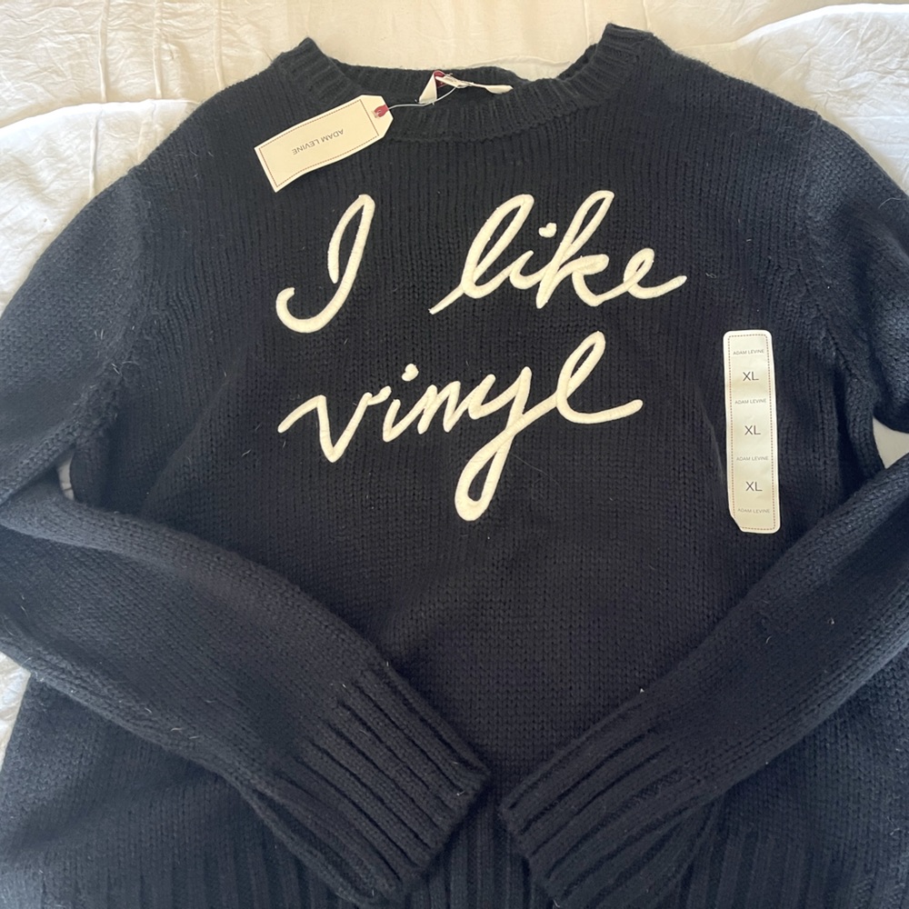 I like Vinyl over sized sweater.